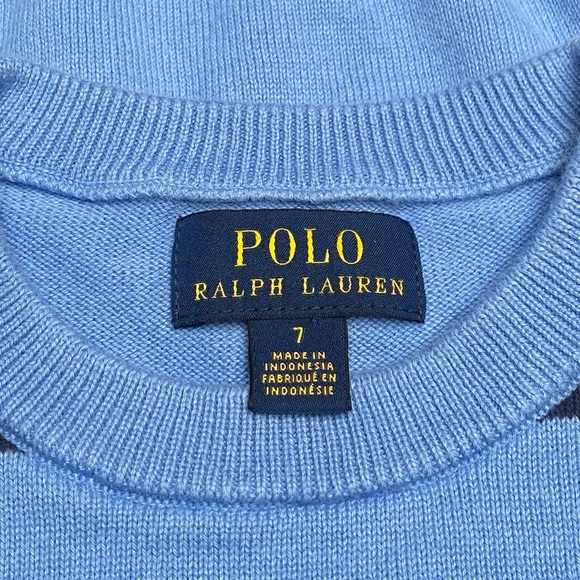 Ralph Lauren Classic Sweater crewneck Letter Sweater - Picture 11 of 11